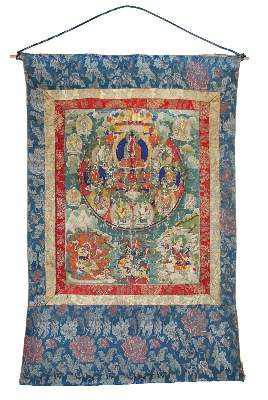 Bild Nr.1: 125-2619 Thangka.: (Asiatika)