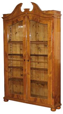 Bild Nr.1: 125-2631 Biedermeier-Bücherschrank um 1850.: (Möbel)