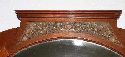 Bild Nr.5: 125-2637 Jugendstil Büchervitrine.: (Möbel)