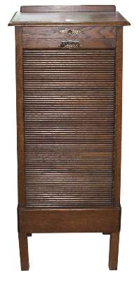 Bild Nr.2: 125-2646 Rolladenschrank Art Deco.: (Möbel)