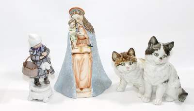 Bild Nr.1: 125-2665 3 Porzellanfiguren.: (Porzellan u. Keramik)