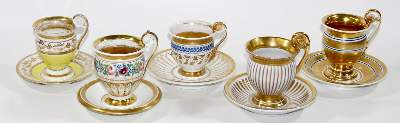 Bild Nr.3: 125-2666 Biedermeier Porzellan.: (Porzellan u. Keramik)
