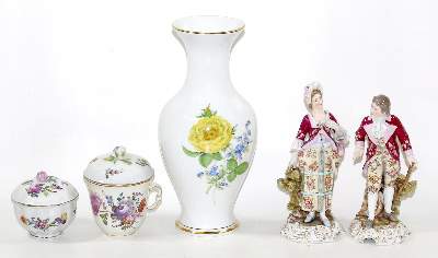 Bild Nr.1: 125-2680 Ludwigsburg u. Meissen: (Porzellan u. Keramik)