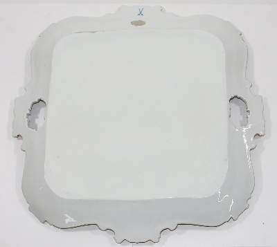 Bild Nr.2: 125-2684 Meissen Prunktablett: (Porzellan u. Keramik, Meissen)