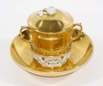 Bild Nr.1: 125-2686 Prunktasse, Schokoladentasse.: (Porzellan u. Keramik, Meissen)