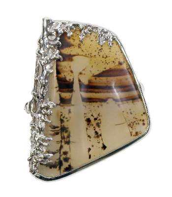 Bild Nr.1: 125-2731 Modernist 585 WG: (Schmuck, Broschen)