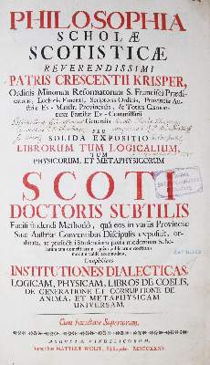 Bild Nr.1: 125-275 Krisper,C.: (Alte Drucke, Handschriften und Theologie)