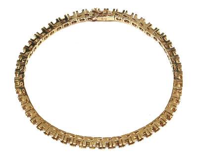 Bild Nr.2: 125-2756 Armband 585 GG Fassung.: (Schmuck, DRC Pforzheim)