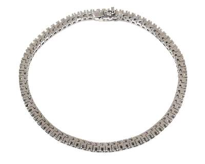 Bild Nr.2: 125-2758 Armband 585 WG Fassung.: (Schmuck, DRC Pforzheim)