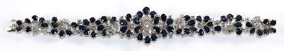 Bild Nr.2: 125-2762 Juwelenarmband 750 WG.: (Schmuck, DRC Pforzheim)