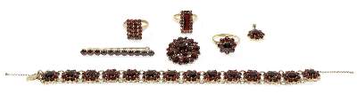 Bild Nr.1: 125-2767 Granatensemble: (Schmuck)