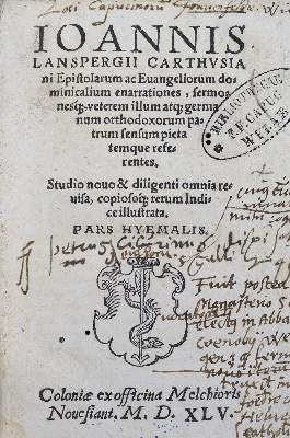 Bild Nr.1: 125-278 Landsberg,J.J.v.: (Alte Drucke, Handschriften und Theologie)