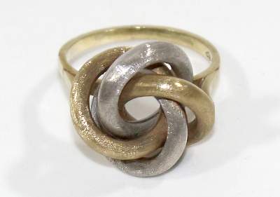 Bild Nr.1: 125-2783 585 Bicolor Damenring.: (Schmuck, Ringe)