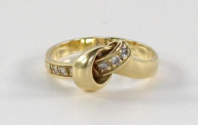 Bild Nr.1: 125-2791 Brillant-Schleifenring: (Schmuck, Ringe)