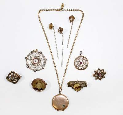 Bild Nr.1: 125-2819 Jugendstil.: (Schmuck, Sammlungen)