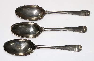 Bild Nr.1: 125-2835 Barocklöffel Schweden: (Silber)