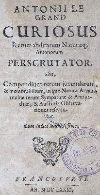 Bild Nr.1: 125-284 Legrand,A.: (Alte Drucke, Handschriften und Theologie)