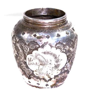 Bild Nr.2: 125-2847 Prunkväschen Persien.: (Silber)