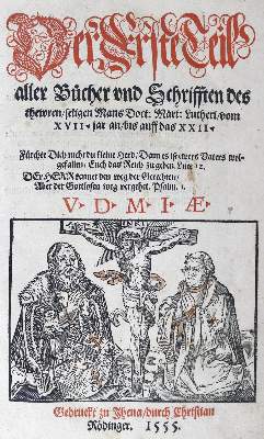 Bild Nr.1: 125-300 Luther,M.: (Alte Drucke, Handschriften und Theologie)