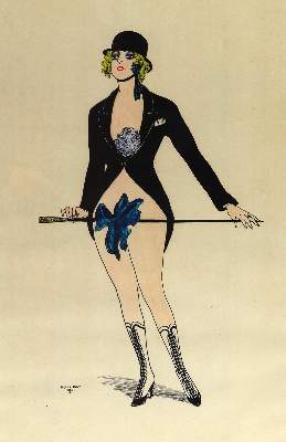 Bild Nr.1: 125-3019 Burlesque-Tänzerinnen.: (Varia, Erotika - Galantes)