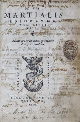 Bild Nr.1: 125-307 Martialis,M.V.: (Alte Drucke, Handschriften und Theologie)