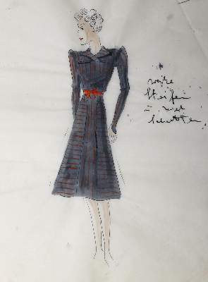 Bild Nr.2: 125-3089 Modeentwürfe.: (Varia, Mode und Trachten)