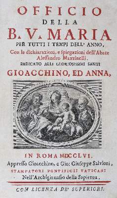 Bild Nr.1: 125-309 Mazzinelli,A.: (Alte Drucke, Handschriften und Theologie)