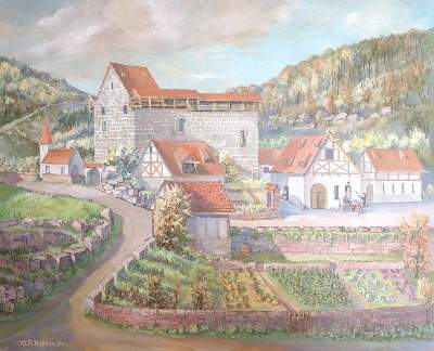 Bild Nr.1: 125-3226 Burg Rabeneck: (Deutschland, Pforzheim)