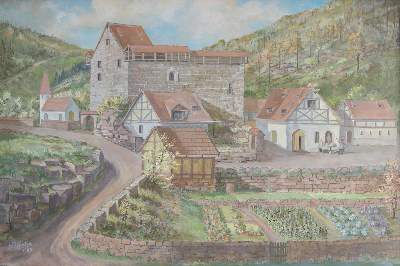 Bild Nr.1: 125-3228 Burg Rabeneck: (Deutschland, Pforzheim)