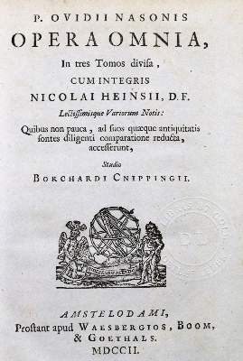 Bild Nr.3: 125-338 Ovidius,N.P.: (Alte Drucke, Handschriften und Theologie)