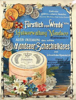 Bild Nr.1: 125-3539 Mondseer-Käse.: (Plakate, Lebensmittel)