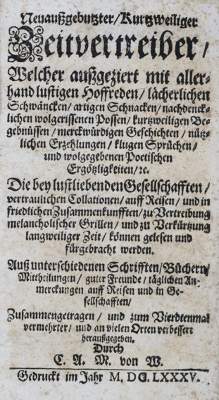 Bild Nr.1: 125-356 (Praetorius,J.).: (Alte Drucke, Handschriften und Theologie)