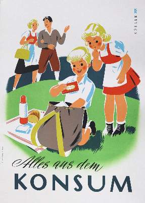 Bild Nr.1: 125-3625 Konsum: (Plakate, Werbung)