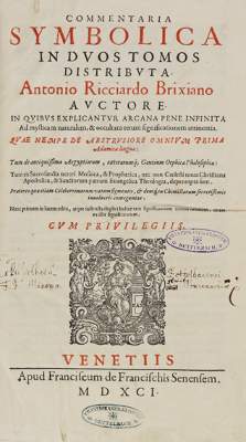 Bild Nr.1: 125-367 Ricciardus,A.: (Alte Drucke, Handschriften und Theologie)