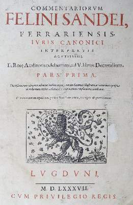 Bild Nr.1: 125-379 Sandeus,F.: (Alte Drucke, Handschriften und Theologie)