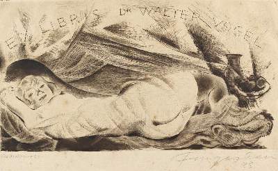 Bild Nr.1: 125-3798 Fingesten, Michel: (Künstlergraphik, Exlibris)