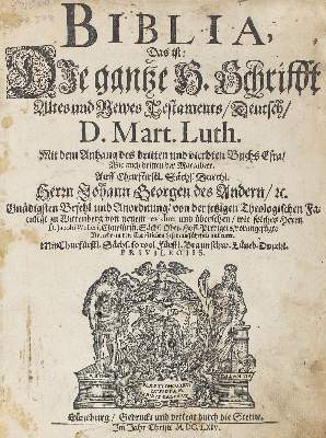 Bild Nr.2: 125-38 Biblia germanica.: (Bibeln)