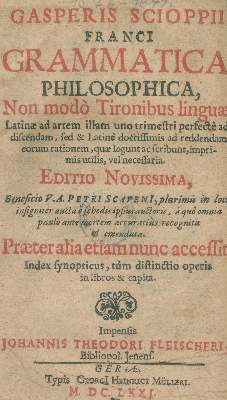 Bild Nr.1: 125-384 Schoppe,C.: (Alte Drucke, Handschriften und Theologie)