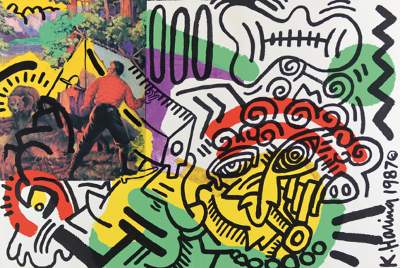 Bild Nr.1: 125-3866 Haring, Keith: (Künstlergraphik)