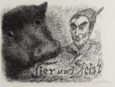 Bild Nr.2: 125-4019 Kubin, Alfred: (Künstlergraphik)