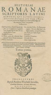Bild Nr.1: 125-406 Sylburg, Friedrich (Hrsg.).: (Alte Drucke, Handschriften und Theologie)
