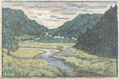 Bild Nr.2: 125-4120 Nachtigall, Emma: (Künstlergraphik)