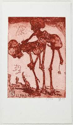 Bild Nr.1: 125-4405 Janssen, Horst: (Künstlergraphik, Totentanz)