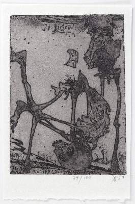 Bild Nr.3: 125-4405 Janssen, Horst: (Künstlergraphik, Totentanz)