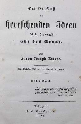 Bild Nr.1: 125-451 Eötvös,J.v.: (Politik und Staatswissenschaften)