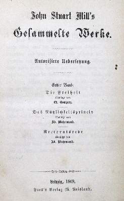 Bild Nr.1: 125-464 Mill,J.S.: (Wirtschaft)