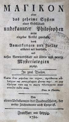 Bild Nr.1: 125-478 (Kleuker,J.F.).: (Freimaurerei)