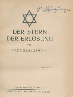 Bild Nr.1: 125-498 Rosenzweig,F.: (Judaica)
