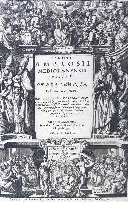 Bild Nr.1: 125-5 Ambrosius von Mailand.: (Alte Drucke, Handschriften und Theologie)