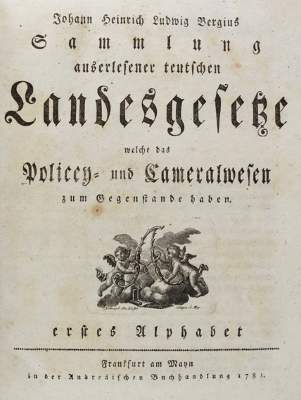 Bild Nr.1: 125-503 Bergius,J.H.L. u. J.Beckmann.: (Juridica und Kriminologie, Einband)